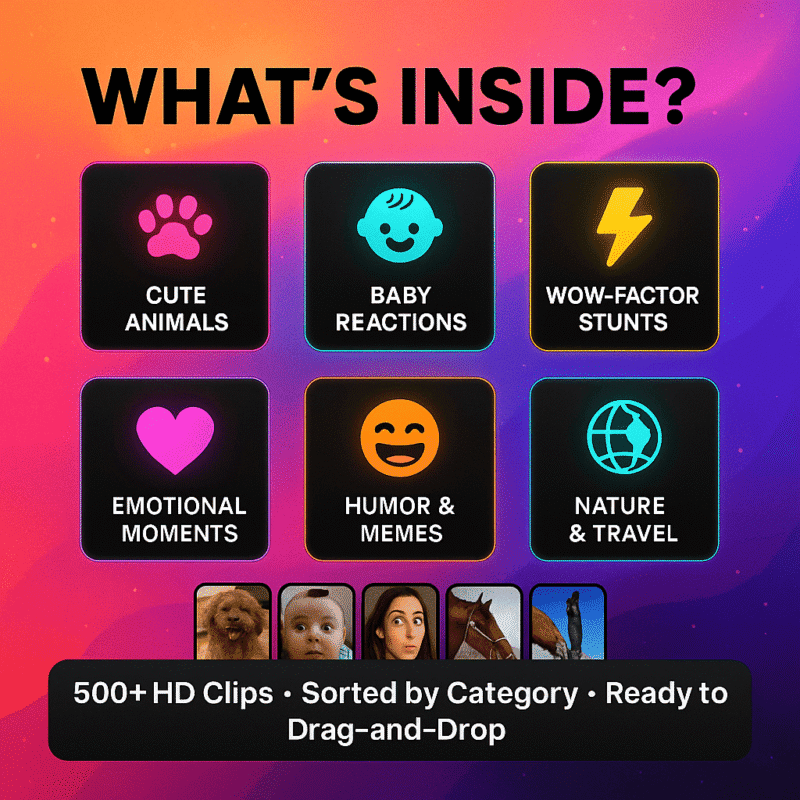 500+ Viral Hook Clips Bundle-1